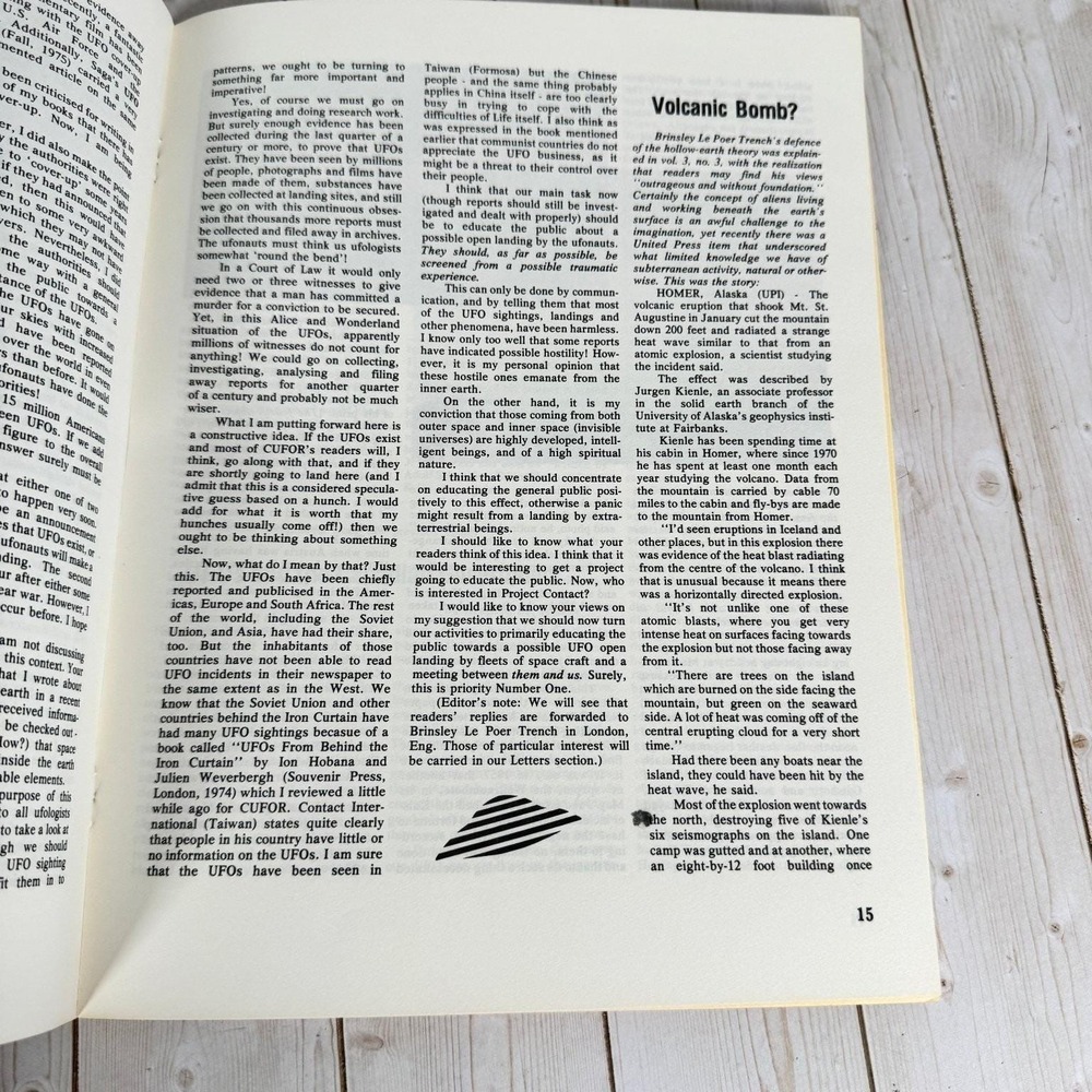 Canadian UFO Report Vol 3 No 7 Spring 1976 Flying Saucers Aerial Phenomena - Picture 5 of 5